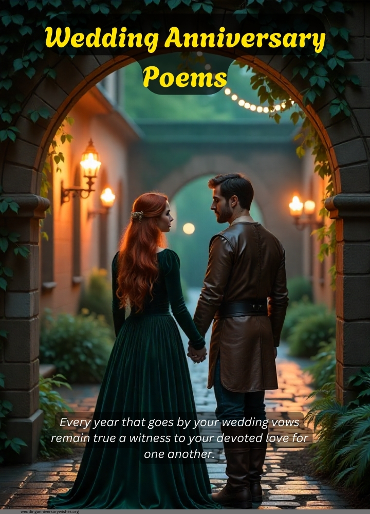 Wedding Anniversary Poems