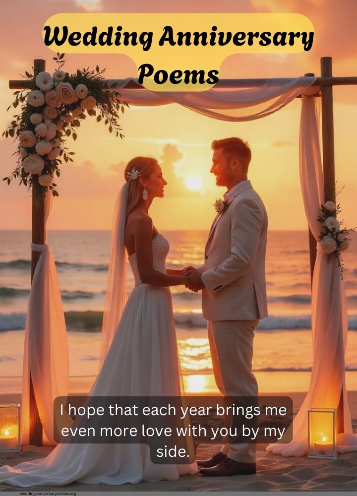 Wedding Anniversary Poems