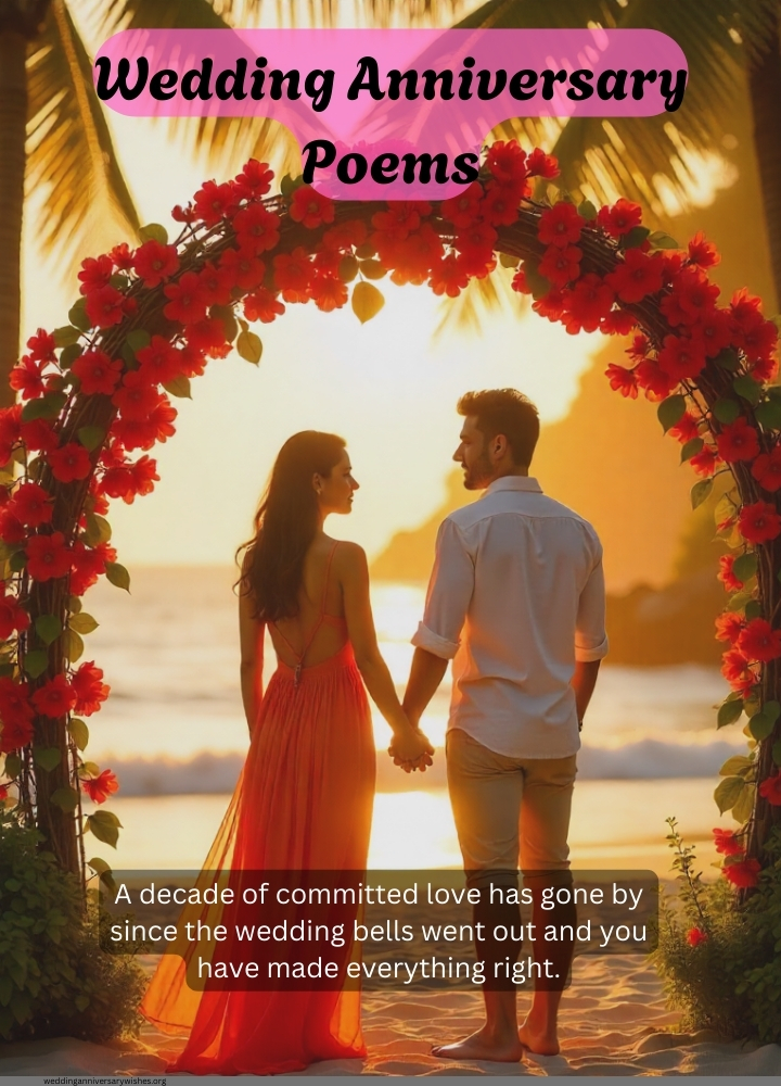 Wedding Anniversary Poems